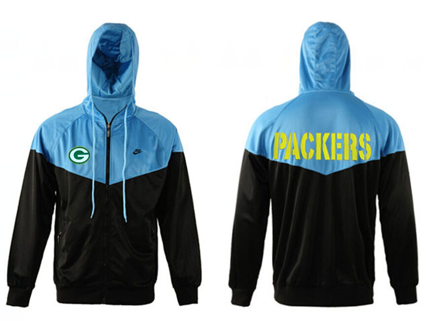 NFL Green Bay Packers Blue Black Jacket