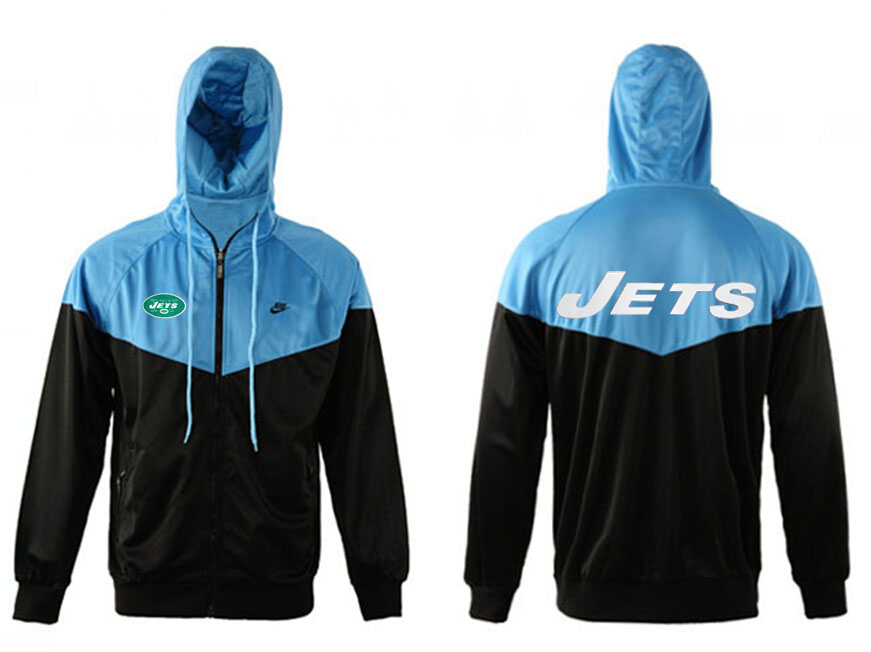 NFL New York Jets Blue Black Jacket