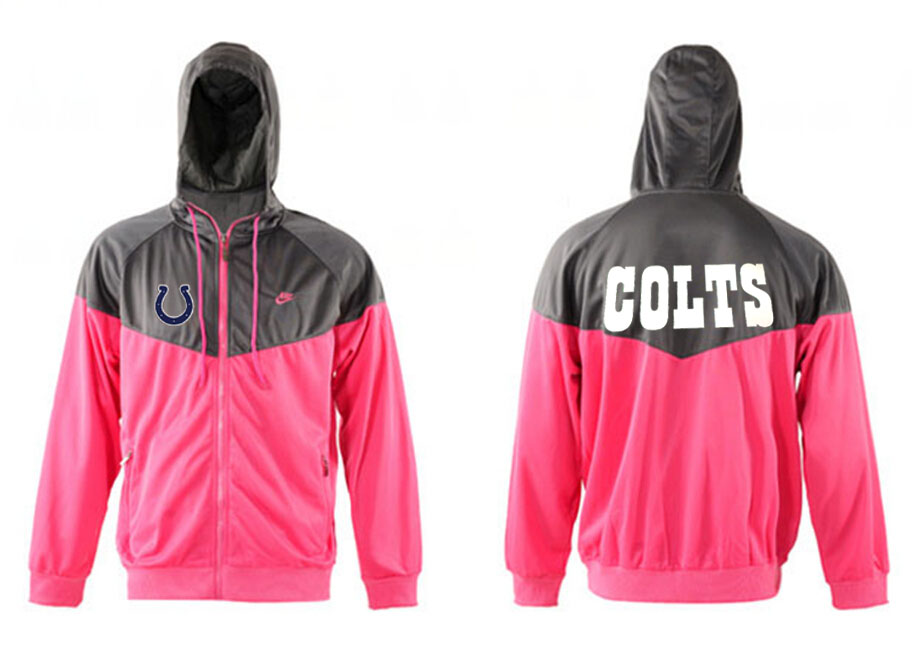 NFL Indianapolis Colts Grey Pink Jacket