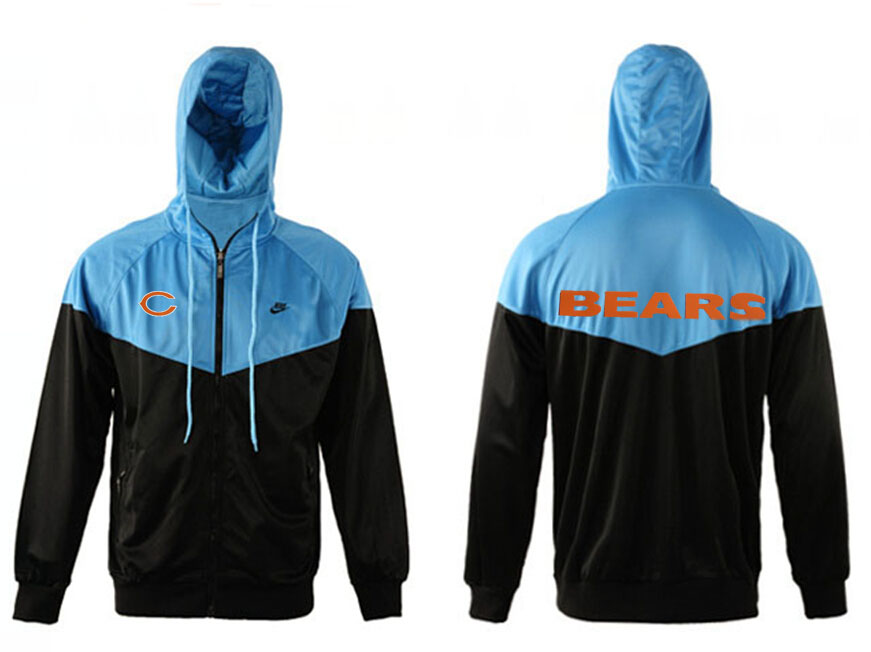 NFL Chicago Bears Blue Black Jacket