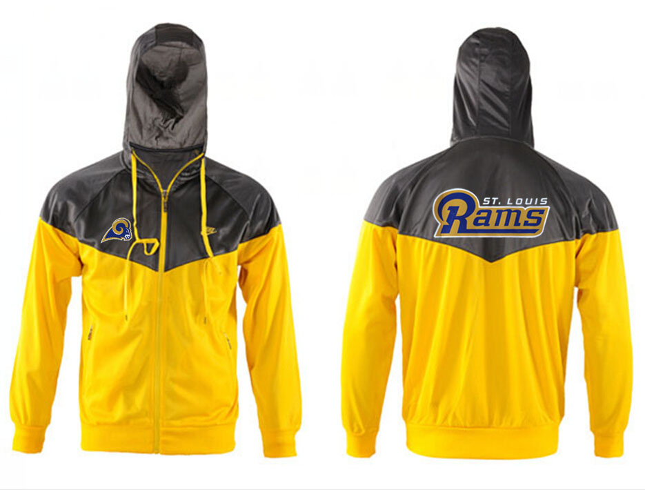 NFL St.Louis Rams Grey Yellow Jacket