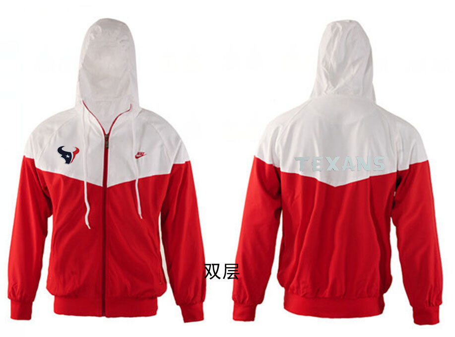 NFL Houston Texans Red White Jacket
