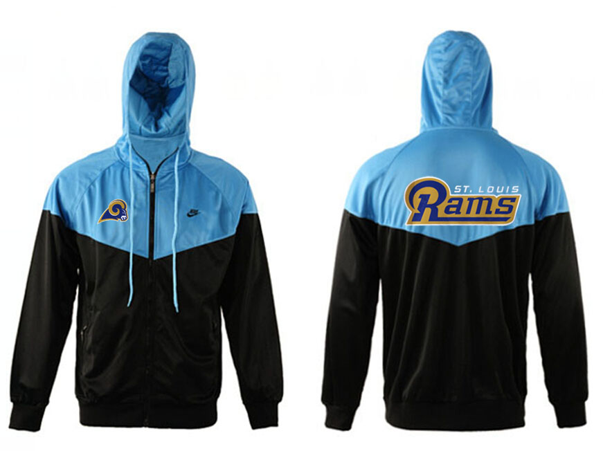 NFL St.Louis Rams Blue Black Jacket