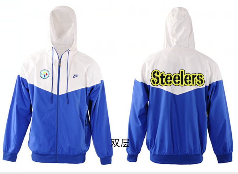 NFL Pittsburgh Steelers Blue White Jacket