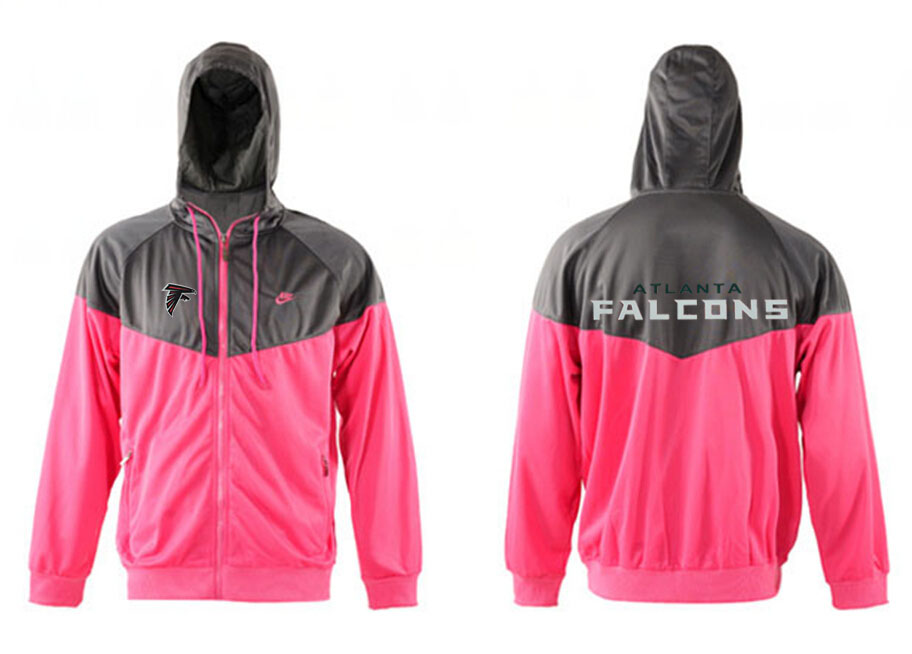 NFL Atlanta Falcons Grey Pink Jacket