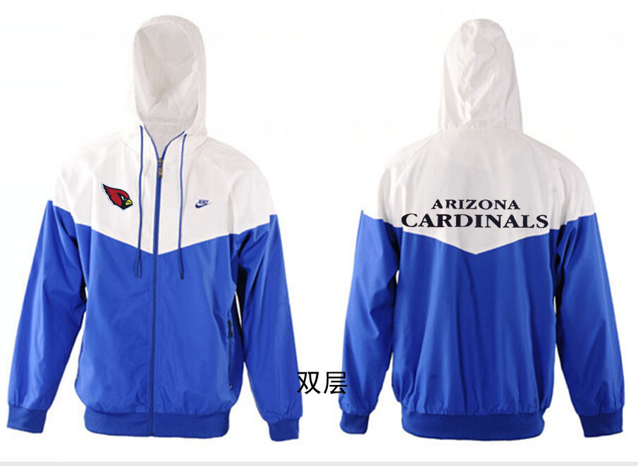NFL Arizona Cardinals White Blue Jacket