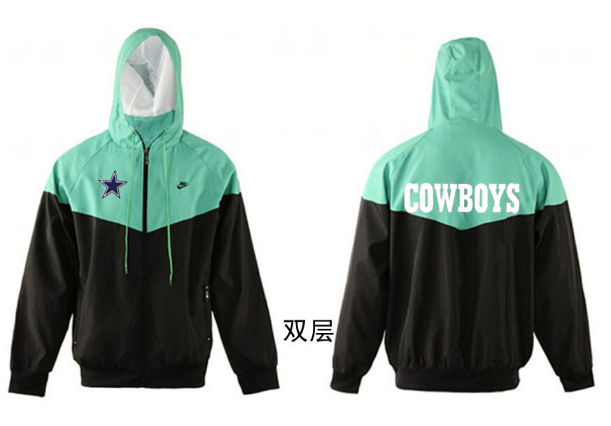 NFL Dallas Cowboys Green Black Jacket