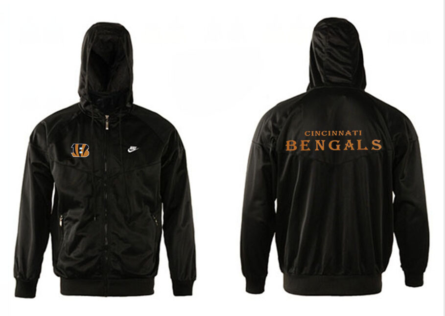NFL Cincinnate Bengals Black Jacket