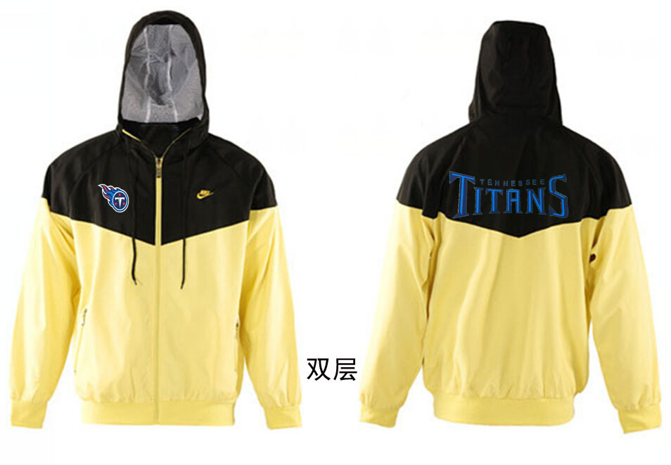 NFL Tennessee Titans Black Yellow Jacket