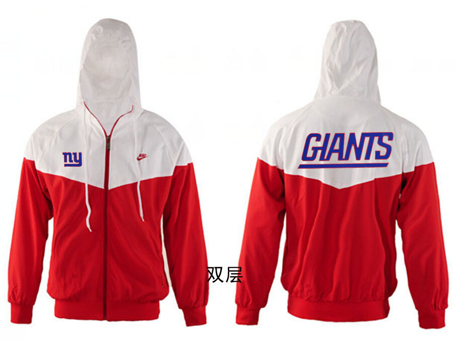 NFL New York Giants White Red Jacket