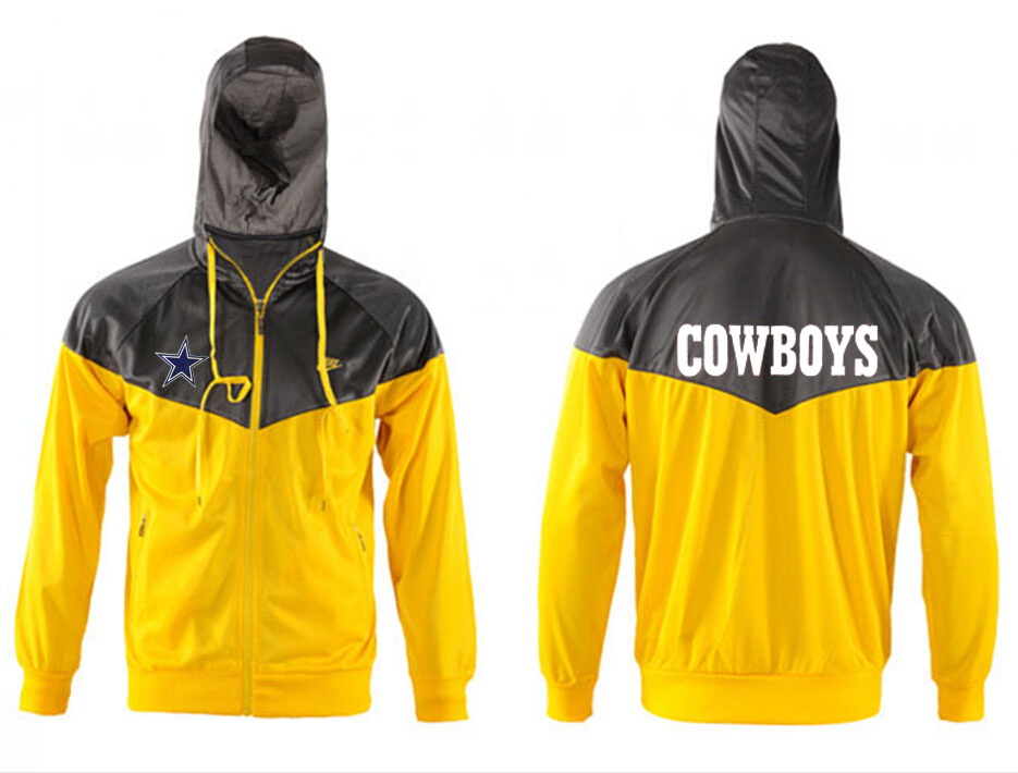 NFL Dallas Cowboys Grey Yellow Jacket