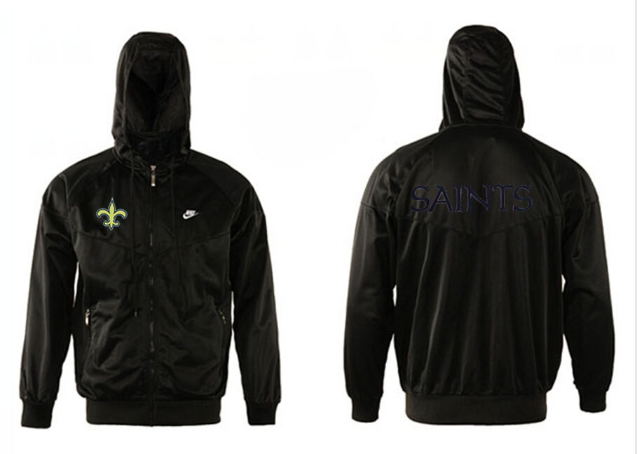 NFL New Orleans Saints Black Jacket