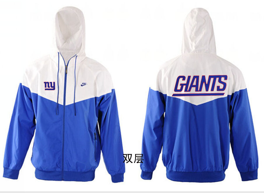 NFL New York Giants Blue White Jacket