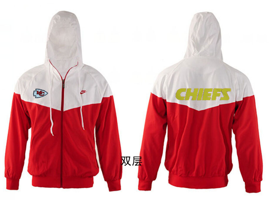 NFL Kansas City Chiefs White Red Jacket