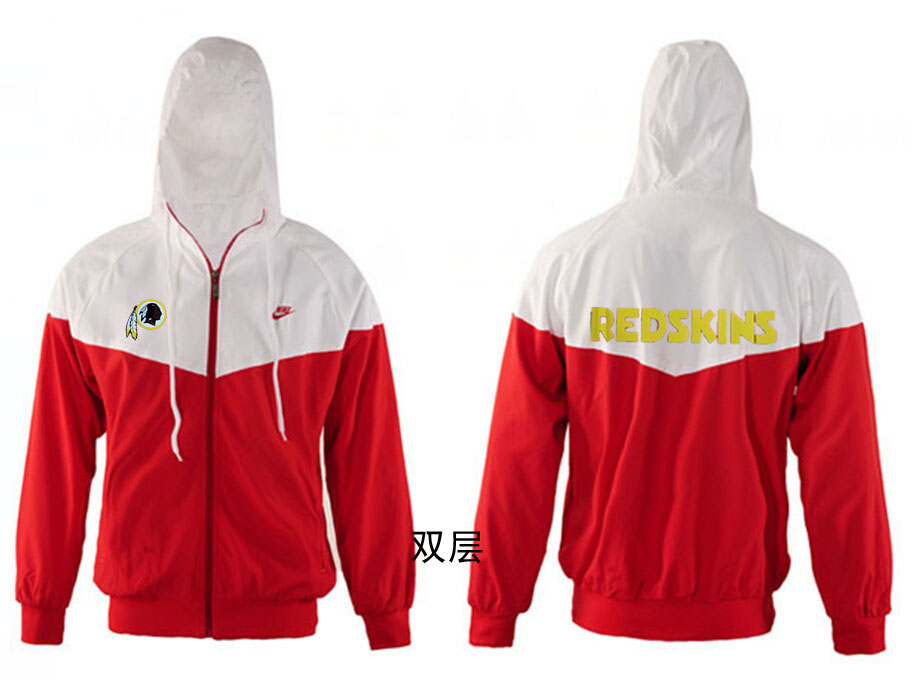 NFL Washington Redskins White Red Jacket