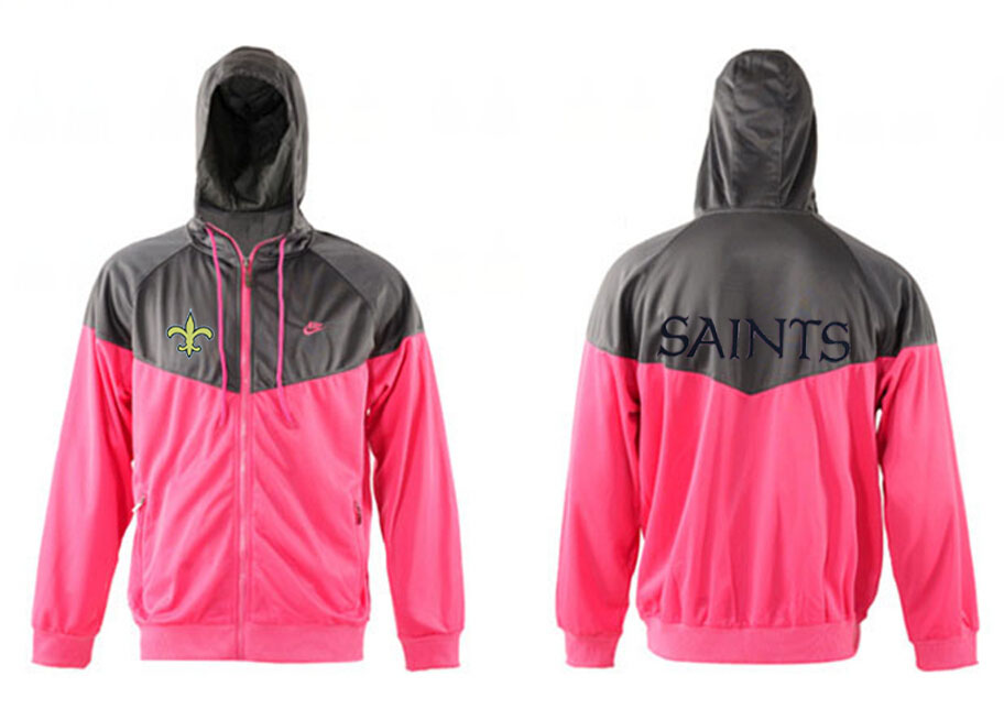 NFL New Orleans Saints Pink Jacket