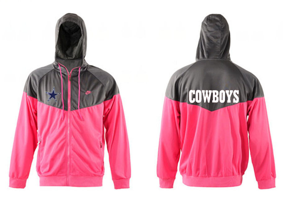 NFL Dallas Cowboys Grey Pink Jacket