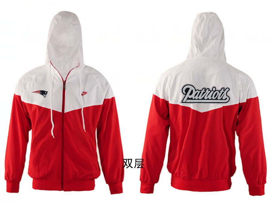 NFL New England Patriots Red White Jacket