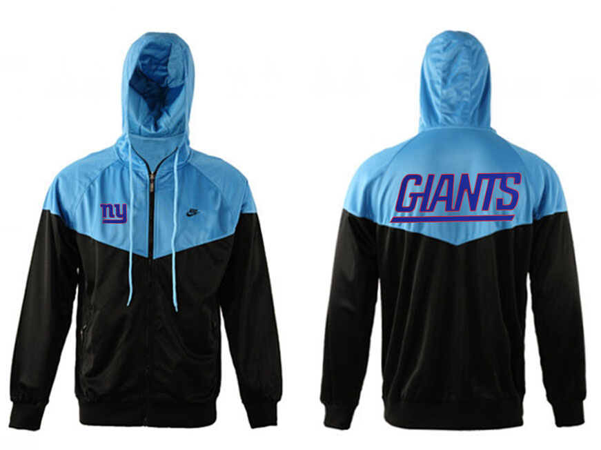 NFL New York Giants Blue Black Jacket