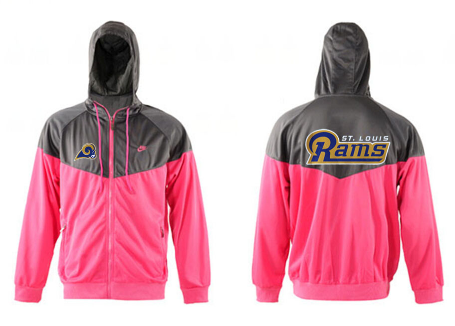 NFL St.Louis Rams Grey Pink Jacket
