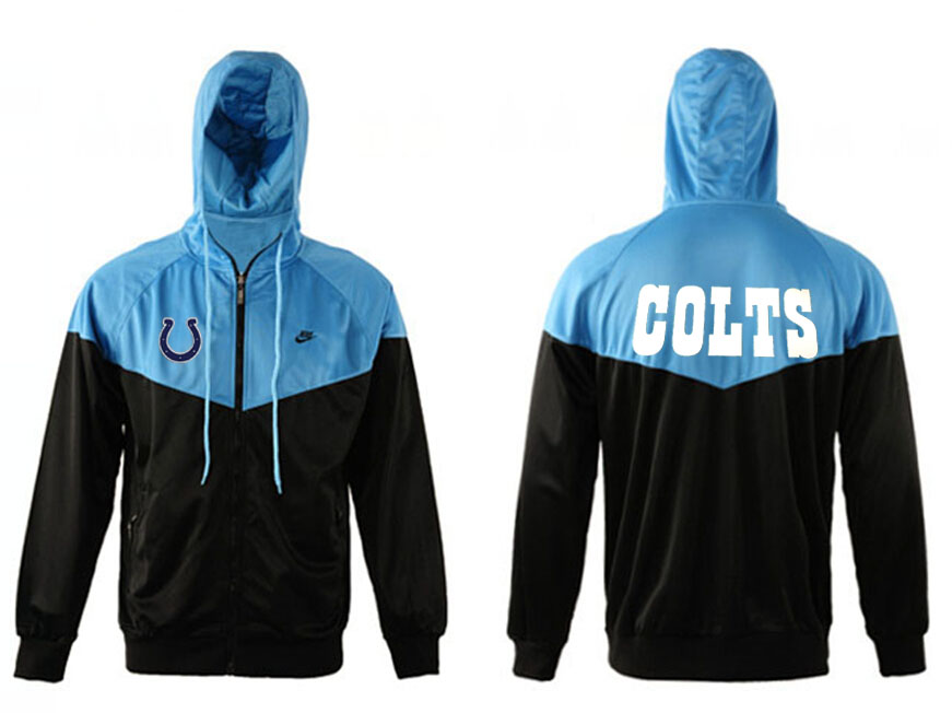 NFL Indianapolis Colts Black Blue Jacket