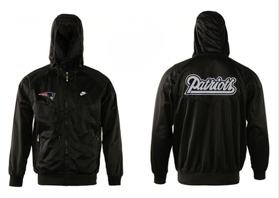 NFL New England Patriots Black Jacket