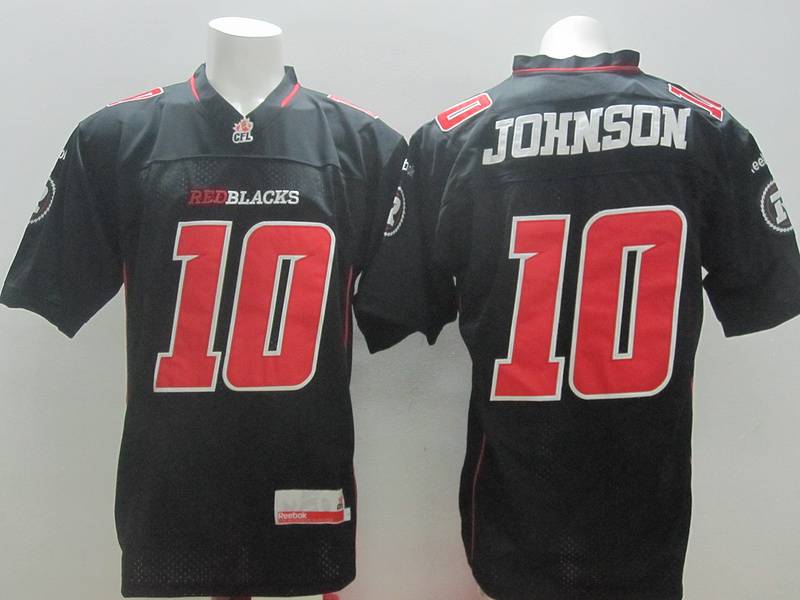 NCAA Redblacks #10 Kierrie Johnson Black Jersey