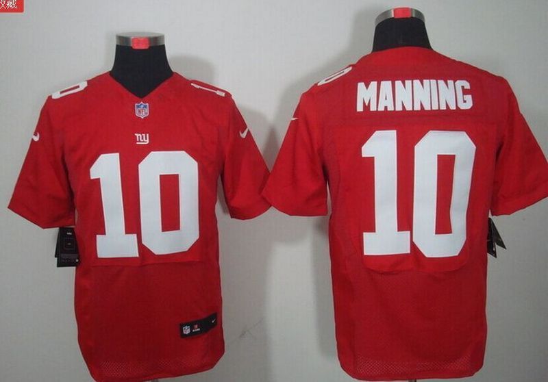 Nike New York Giants #10 Manning Red Elite Jersey