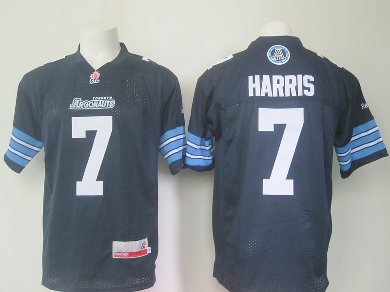 NCAA CFL Toronto Argonauts #7 Harris Blue Jersey