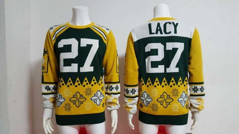 NFL Green Bay Packers #27 Lacy Sweater