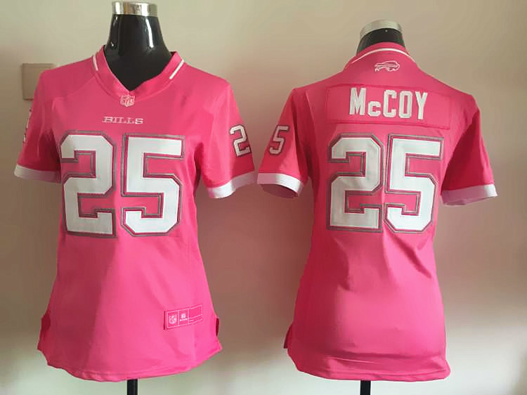 Women Nike Buffalo Bills #25 McCoy Pink Bubble Gum Jersey