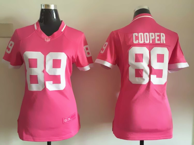 Women Nike Oakland Raiders #89 Cooper Pink Bubble Gum Jersey