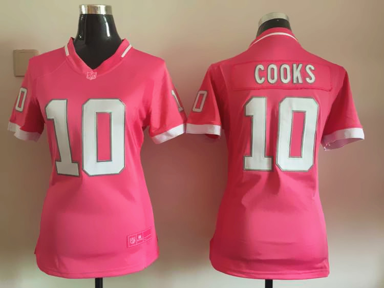 Women Nike New Orleans Saints #10 Cooks Pink Bubble Gum Jersey