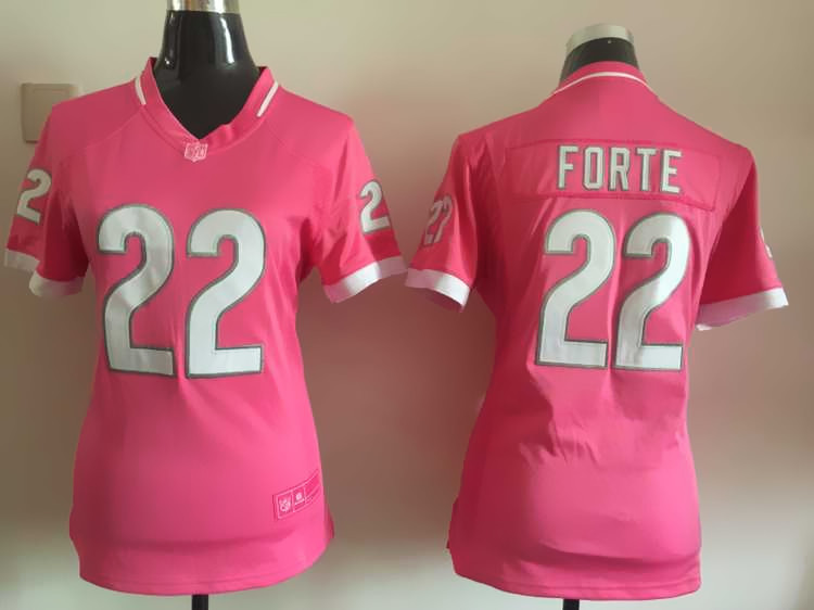 Women Nike Chicago Bears #22 Forte Pink Bubble Gum Jersey