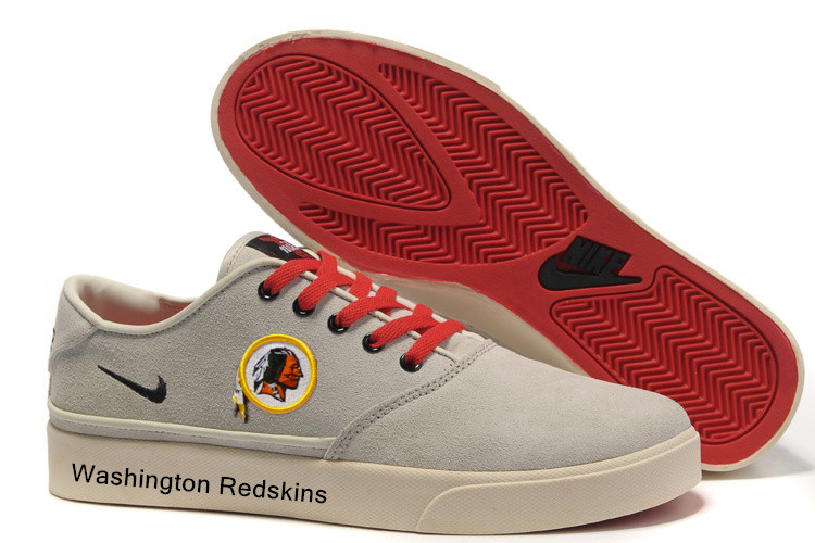 Washington Redskins Training Shoes with Flat Sole Cream