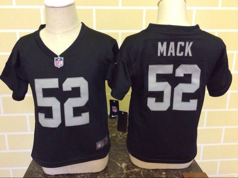 Nike Oakland Raiders #52 Mack Black Kids Jersey 2-5T