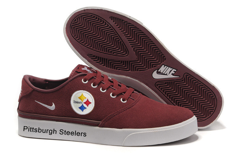 NFL Pittsburgh Steelers Training Shoes with Flat Sole Red