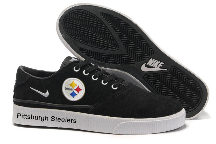 NFL Pittsburgh Steelers Training Shoes with Flat Sole Black