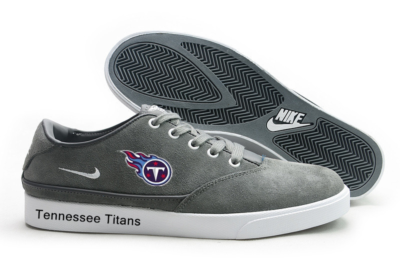 NFL Tennessee Titans Training Shoes with Flat Sole Grey