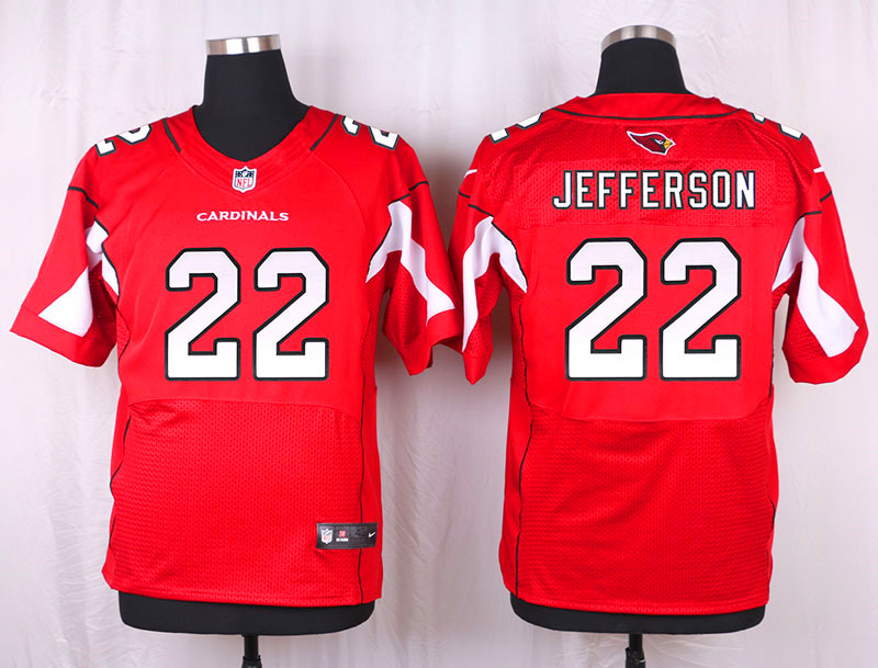 Nike Arizaona Cardinals #22 Jefferson Red Elite Jersey