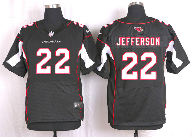 Nike Arizaona Cardinals #22 Jefferson Black Elite Jersey
