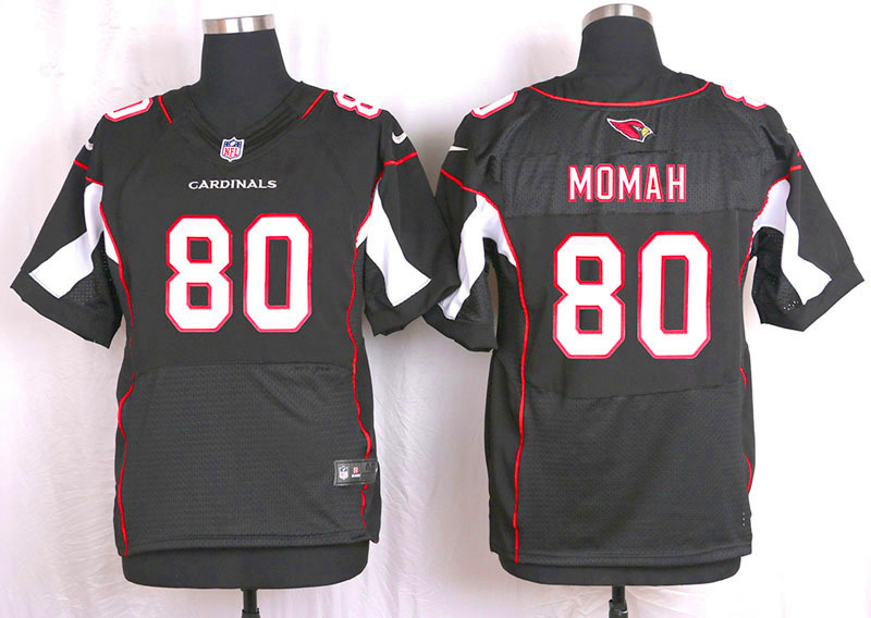 Nike Arizaona Cardinals #80 Momah Black Elite Jersey