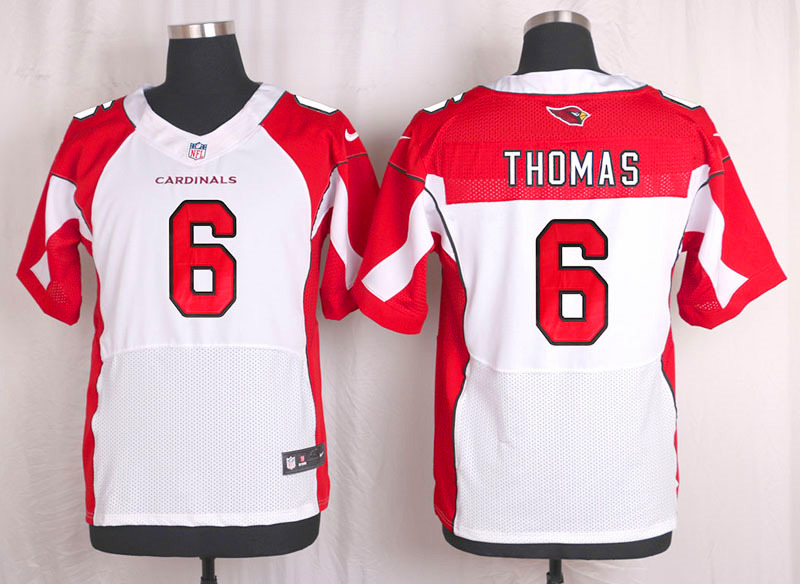 Nike Arizaona Cardinals #6 Thomas White Elite Jersey