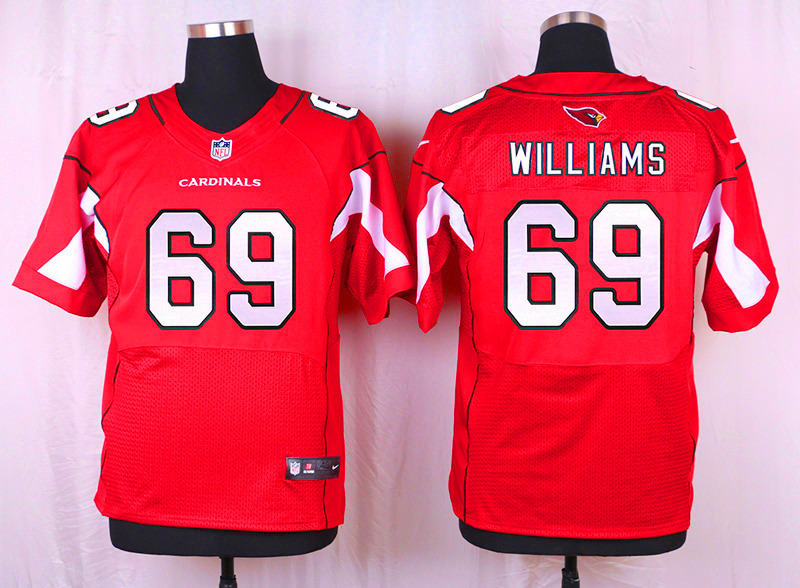 Nike Arizaona Cardinals #69 Williams Red Elite Jersey