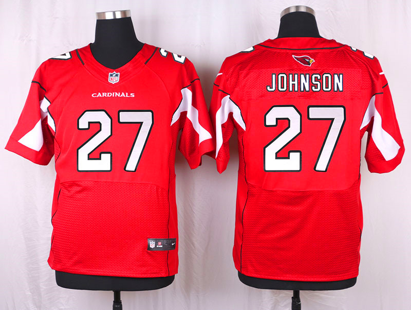 Nike Arizaona Cardinals #27 Johnson Red Elite Jersey