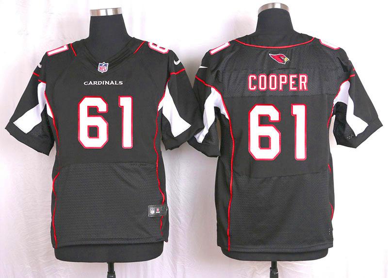 Nike Arizaona Cardinals #61 Cooper Black Elite Jersey