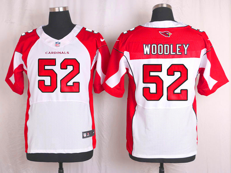 Nike Arizaona Cardinals #52 Woodley White Elite Jersey