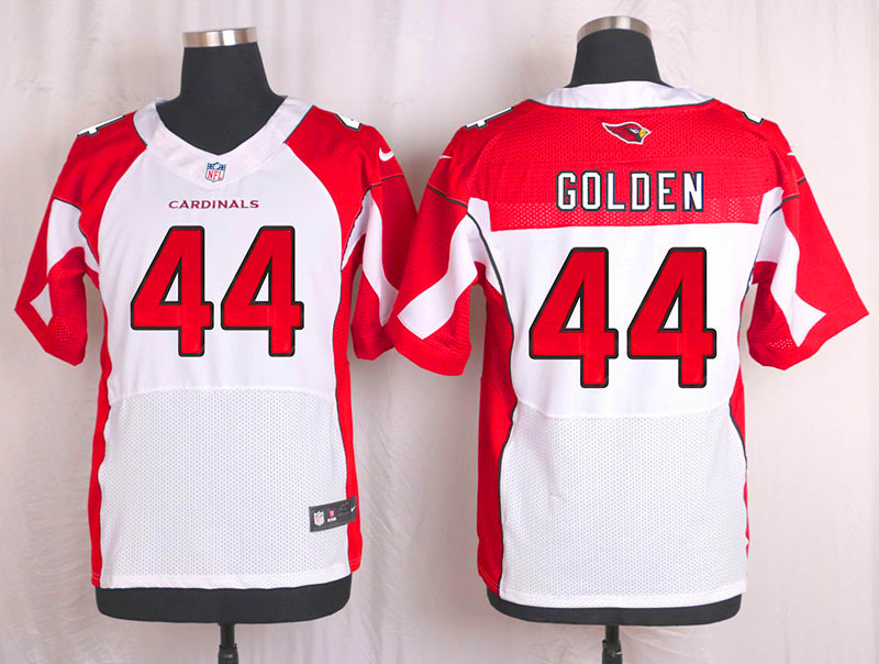 Nike Arizaona Cardinals #44 Golden White Elite Jersey