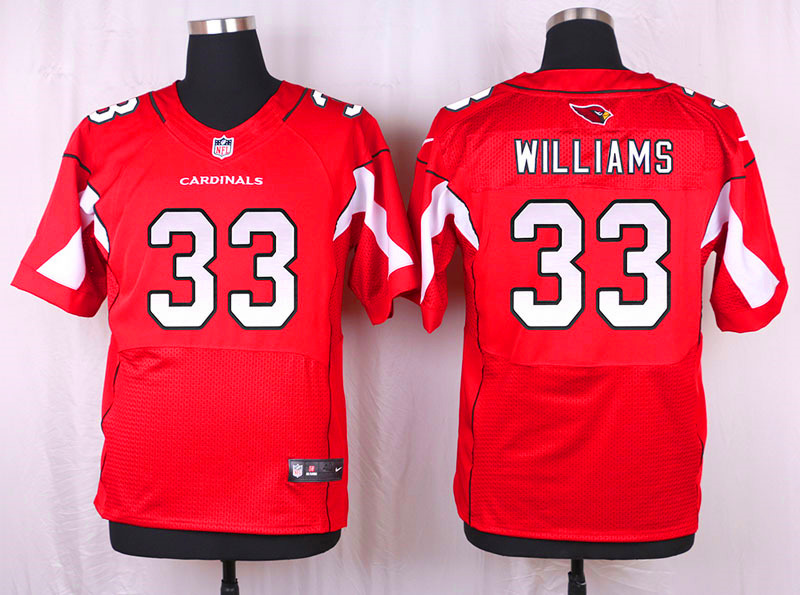Nike Arizaona Cardinals #33 Williams Red Elite Jersey