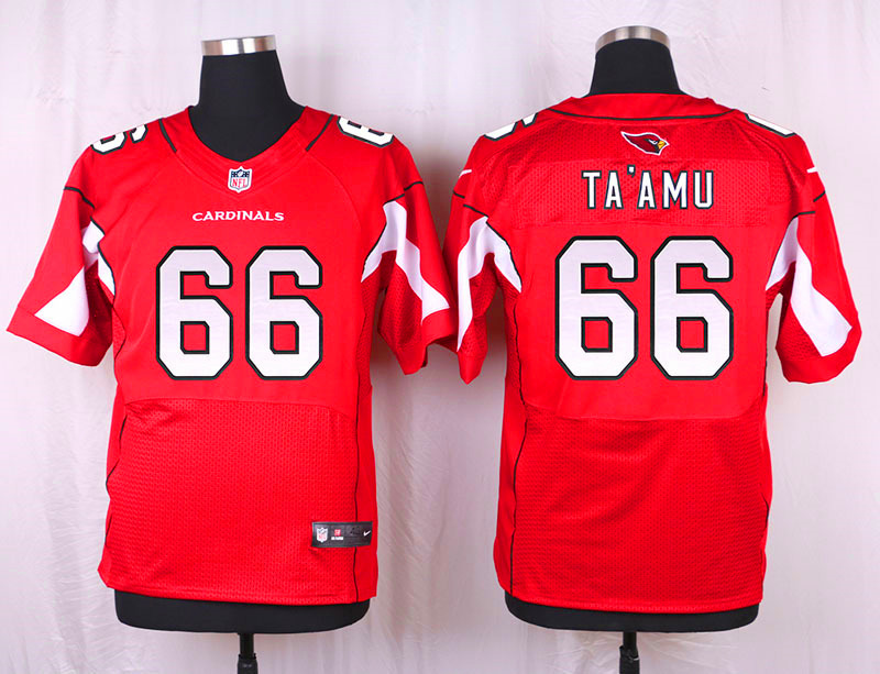Nike Arizaona Cardinals #66 TAAMU Red Elite Jersey